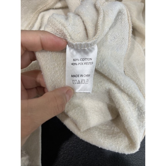 Chicka-d Sweatshirt Womens M Tan Charlie Southern Burnout Heroes Cowboys Western - Picture 5 of 8